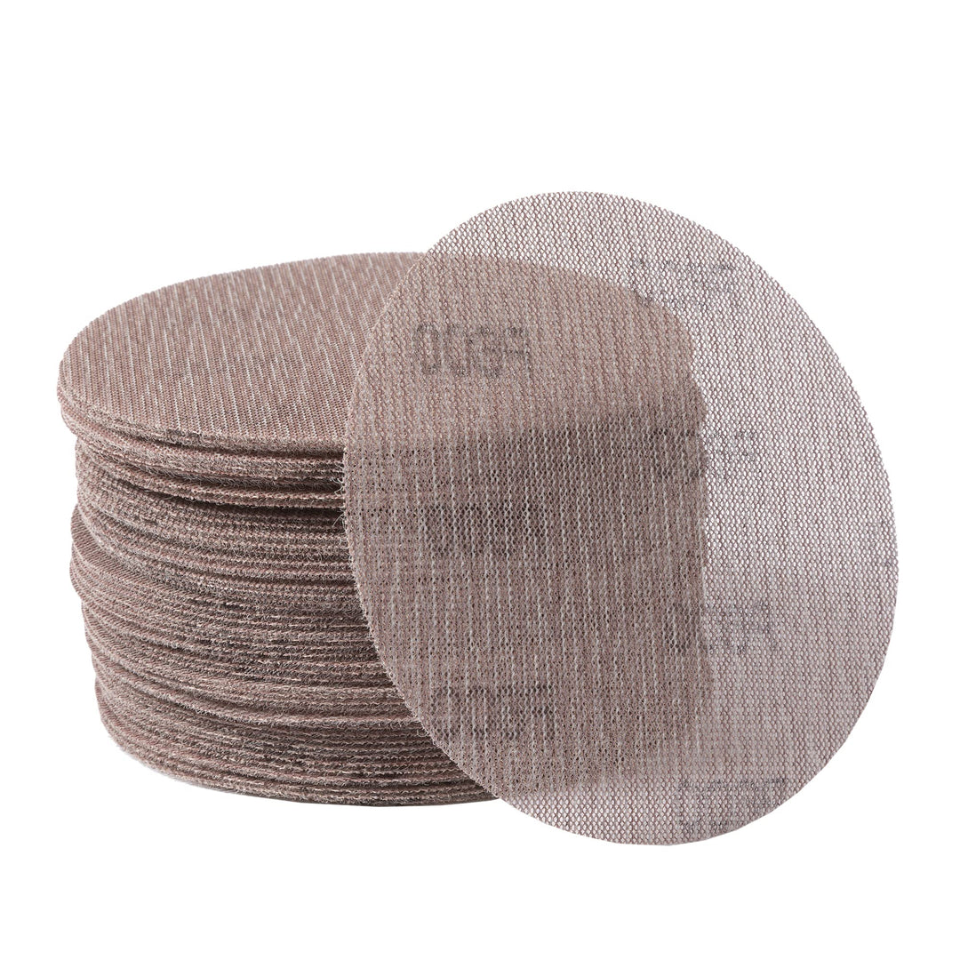 UPWOOD Schleifgitter 50 Stück 125mm Klett Körnung 800, Zum staubfreien Schleifen von Karosserie, Hol