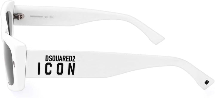 DSQUARED2 Icon 0007/S Brille, White, 57 für Herren, weiss