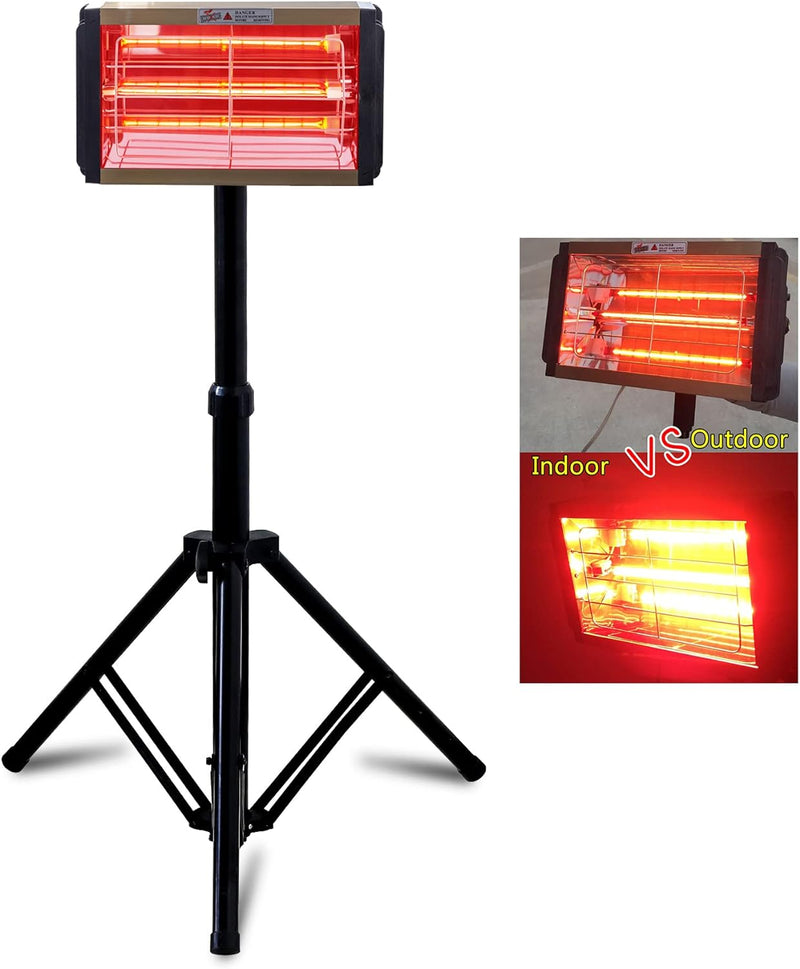 DATOUBOSS Infrarot Lacktrockner Aushärtungslampe 1000W kurzwellig Auto Farbtrockner Infrared Dryer S