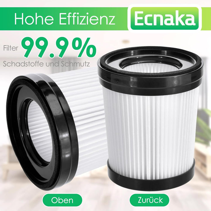 4 Stück Ersatzfilter für Lubluelu 202 HEPA-Filter für Oraimo OSV-102,für Besswin W26,für VacLife VL7