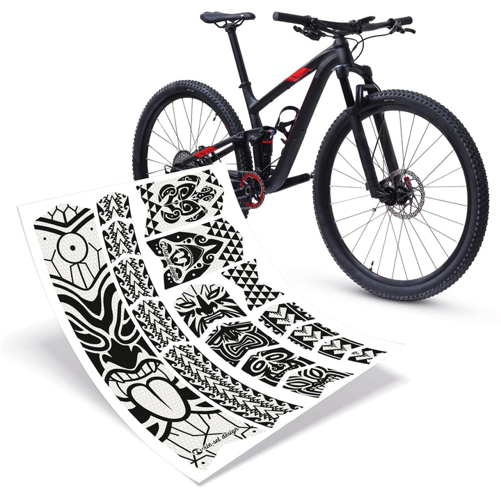 Riesel Design® Frame:Tape 3000 Fahrrad Rahmenschutz - Stylische Fahrrad Schutzfolie / 17 Selbstklebe