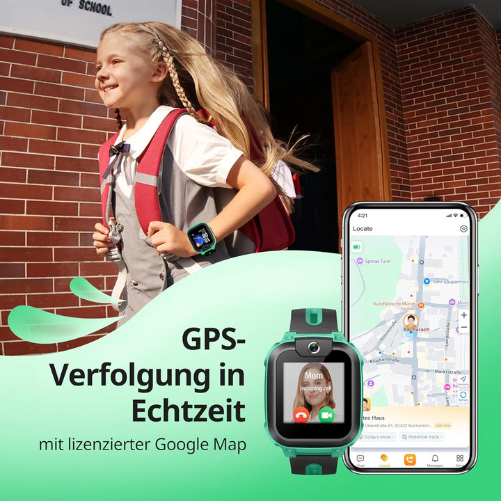 imoo Watch Phone Z1 Kinder-Smartwatch, 4G Kinder-Smartwatch-Telefon mit langanhaltendem Video-und Te