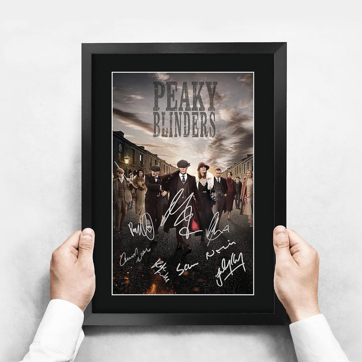 HWC Trading Peaky Blinders A3 Gerahmte Signiert Gedruckt Autogramme Bild Druck-Fotoanzeige Geschenk