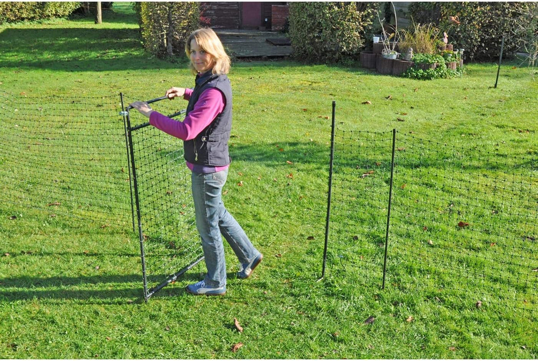 VOSS.farming Tür für Elektrozaunnetze, elektrifizierbar, Komple