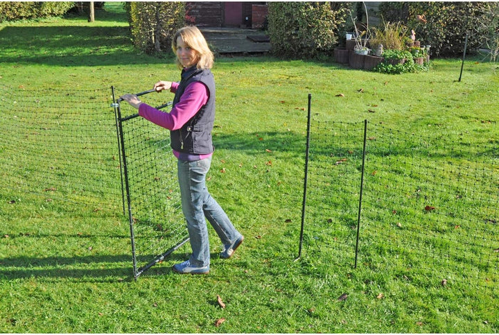 VOSS.farming Tür für Elektrozaunnetze, elektrifizierbar, Komple