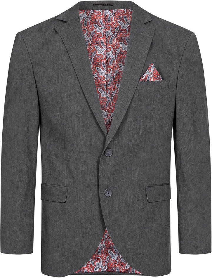 Indumentum Herren Sakko Blazer IJS-103 S Dunkelgrau, S Dunkelgrau
