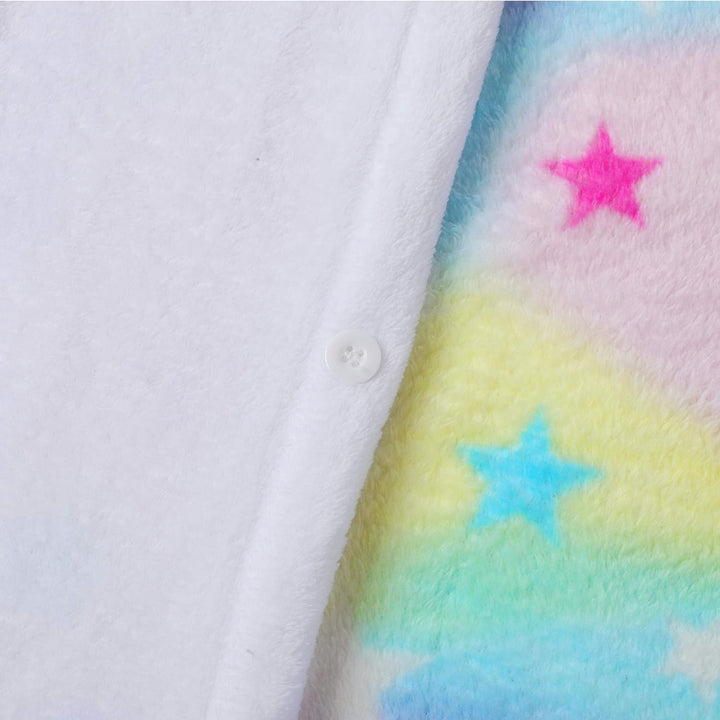 Katara 1744 (30+ Designs) Einhorn-Kostüm Lila-weiss, Unisex Onesie/ Pyjama-Qualität für Erwachsene &