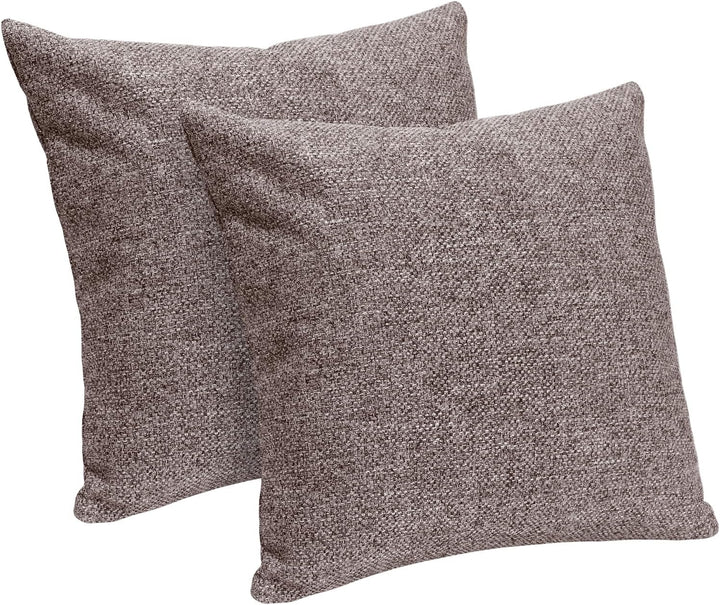 Selfitex 2er Set 40x40 cm, Sofakissen mit Füllung und Bezug, Dekokissen, Kopfkissen mit weicher Kiss