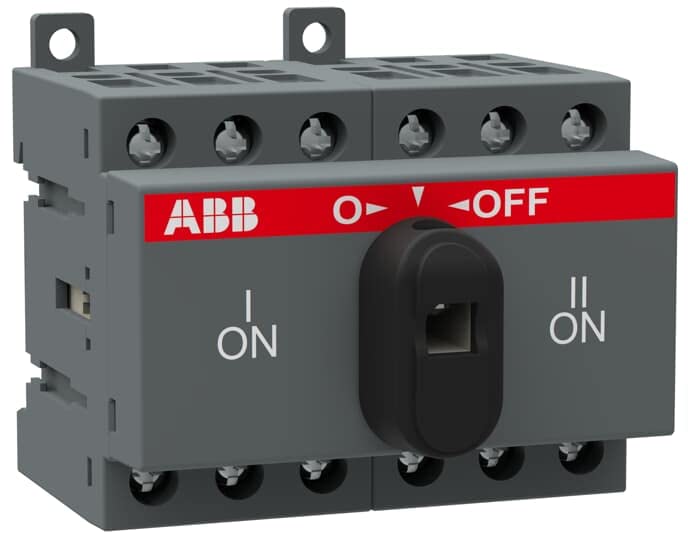 Abb-entrelec OT16f3c Umschalter OT16f3 Kontakte auf DIN-Profil