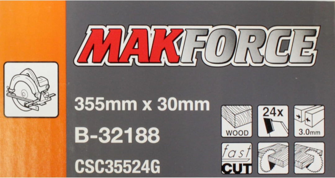 Makita MakForce Saegeblatt, 355 x 30 mm, 24Z, B-32188