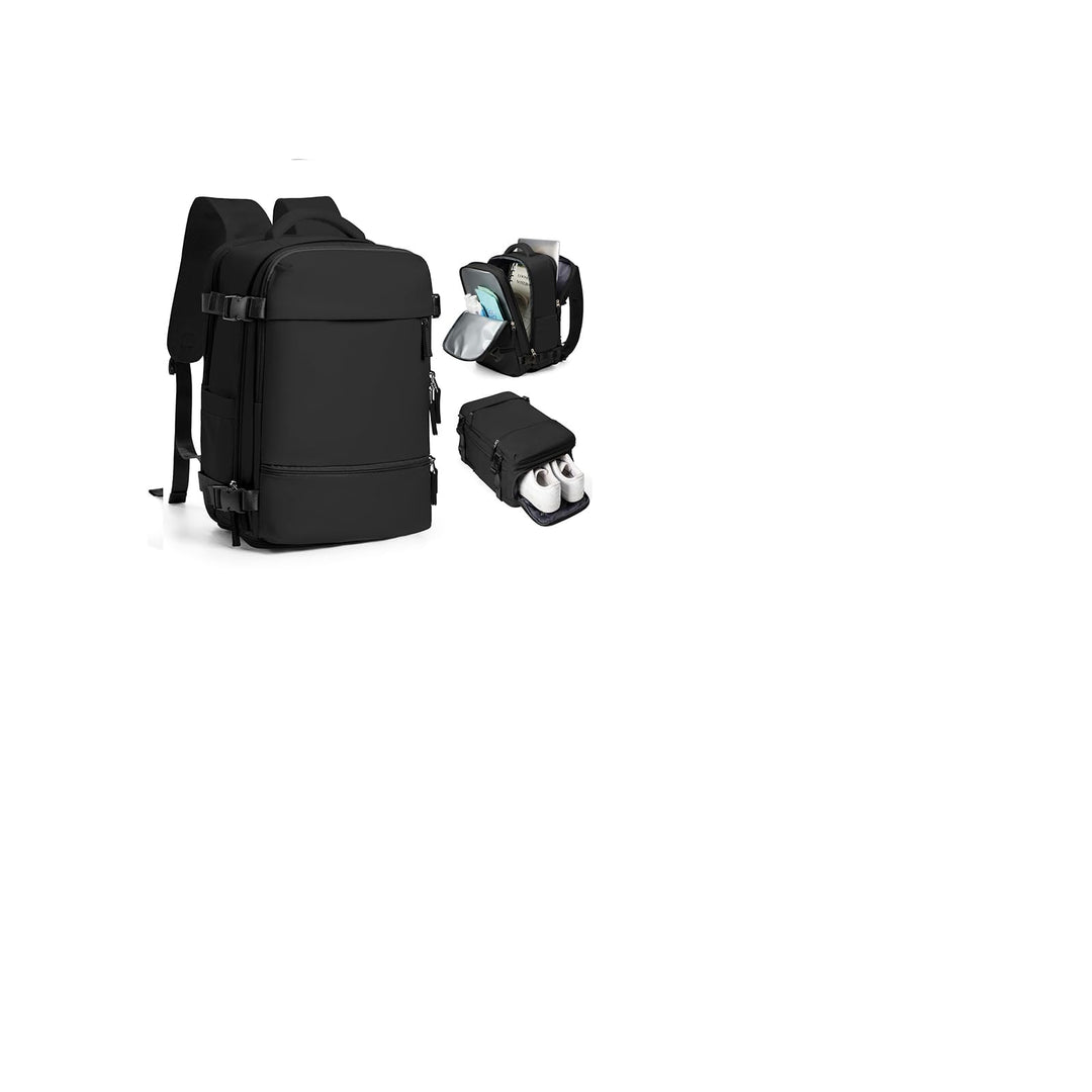 SZLX Grosser Reiserucksack Damen,Vakuum Rucksack mit Pumpe Ryanair Handgepäck 40x30x20 Herren, Wizza