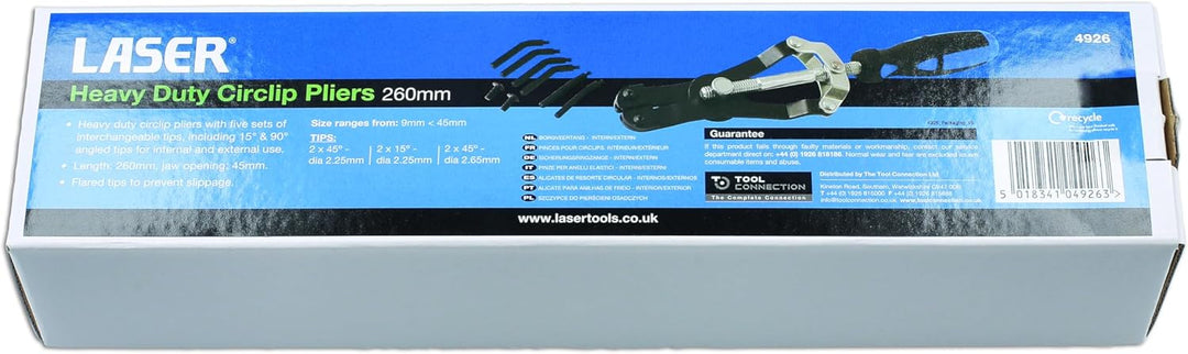 Laser 4926 Laser 4926 Sicherungsringzange - Intern/Extern