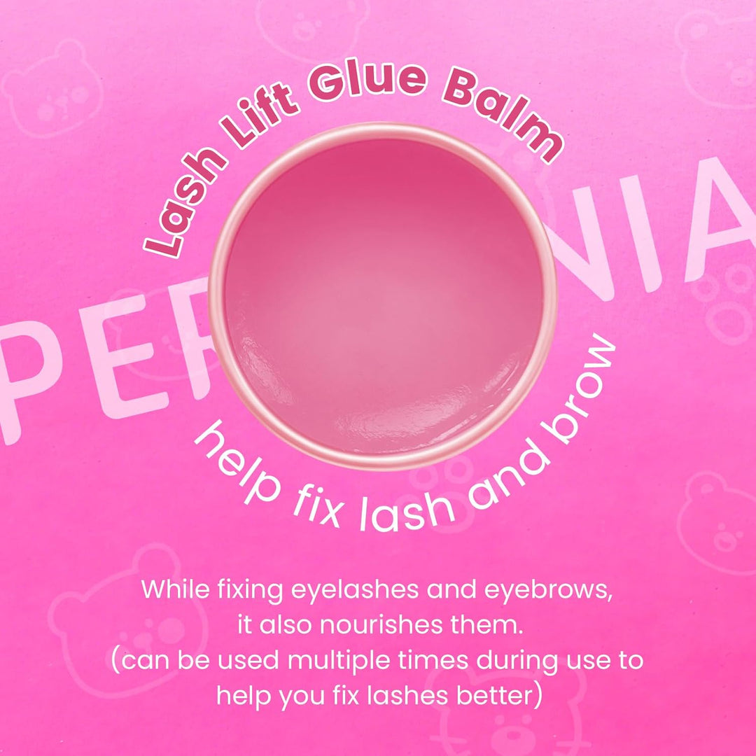 PERMANIA Wimpernlifting Set, Lash Lifting Set, Sanfte Dauerwelle für Wimpern & Augenbrauen, mit Wied