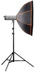 Walimex Pro Octagon Orange Line 90 Softbox ohne Adapter, ohne Adapter