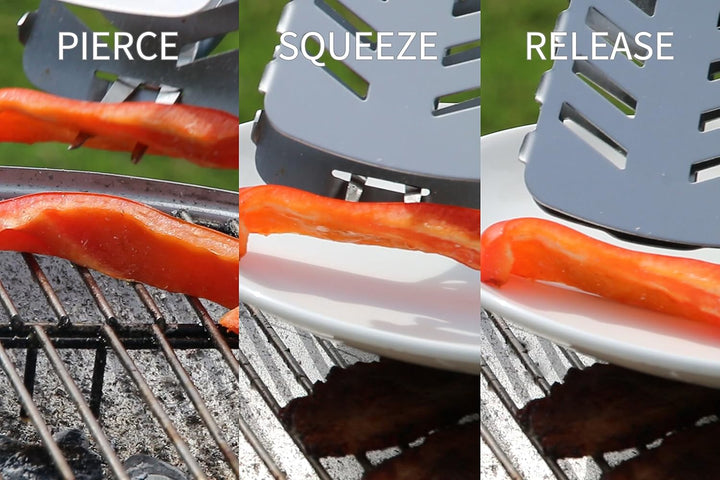 Der Stingray 7 in 1 BBQ Tool - Das beste Grillwender Grillbesteck Grillzange Lang Grillgabel Grillsp