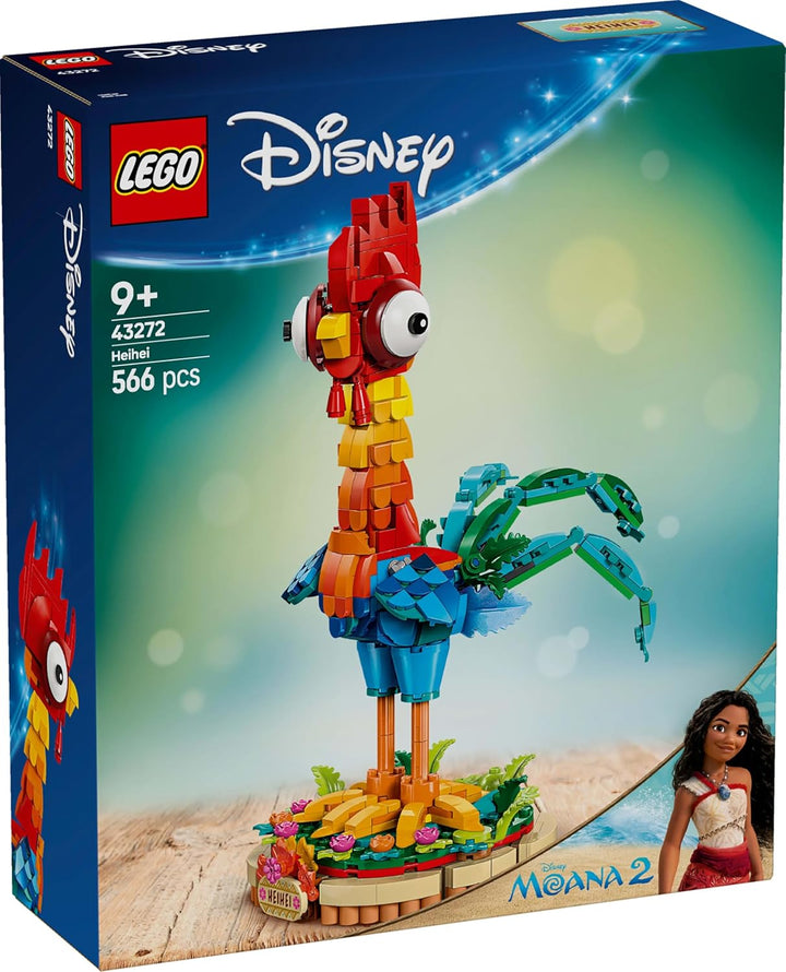 LEGO ǀ Disney Vaiana 2 Heihei - Spielset mit baubarer Tierfigur - Bauspielzeug für Filmfans - Fantas