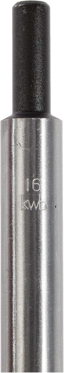 kwb Balkenbohrer Ø 16 mm x 400 mm in Industriequalität, extra lang mit 1-Fasen Spiralform für präzis