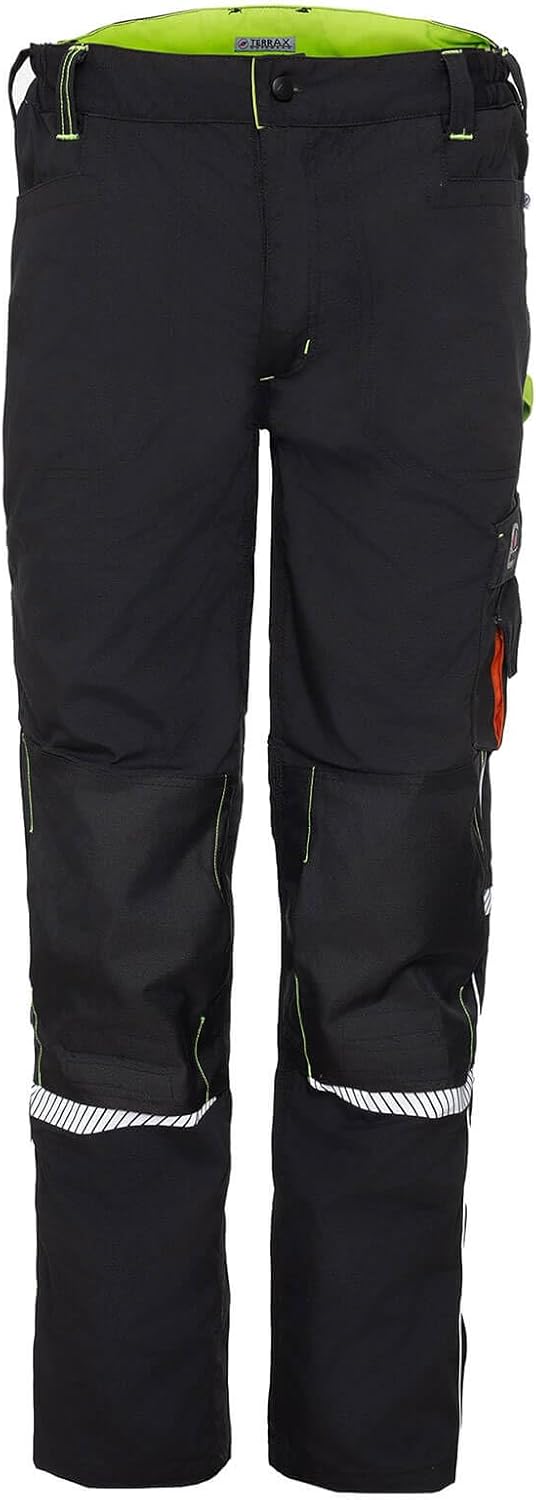Bundhose Terrax Workwear TERRAX 50 Schwarz/Limette, 50 Schwarz/Limette