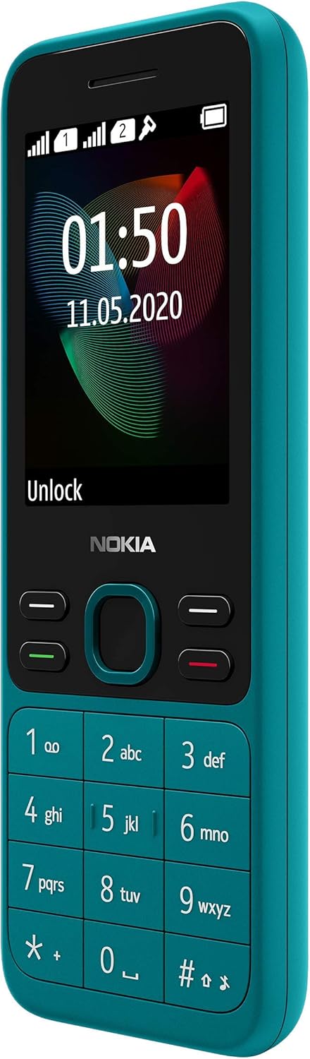 Nokia 150 Version 2020 Feature Phone (2,4 Zoll, 4 MB interner Speicher (erweiterbar auf bis zu 32 GB