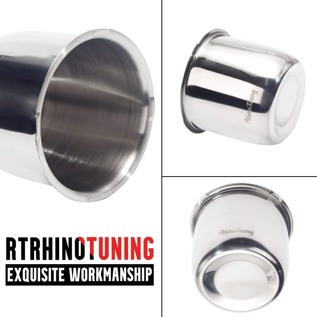 RhinoTuning 4 Stück Satz 3.27" Nabendeckel OD 92mm ID 83mm Radkappen Radnabendeckel Nabenabdeckung f
