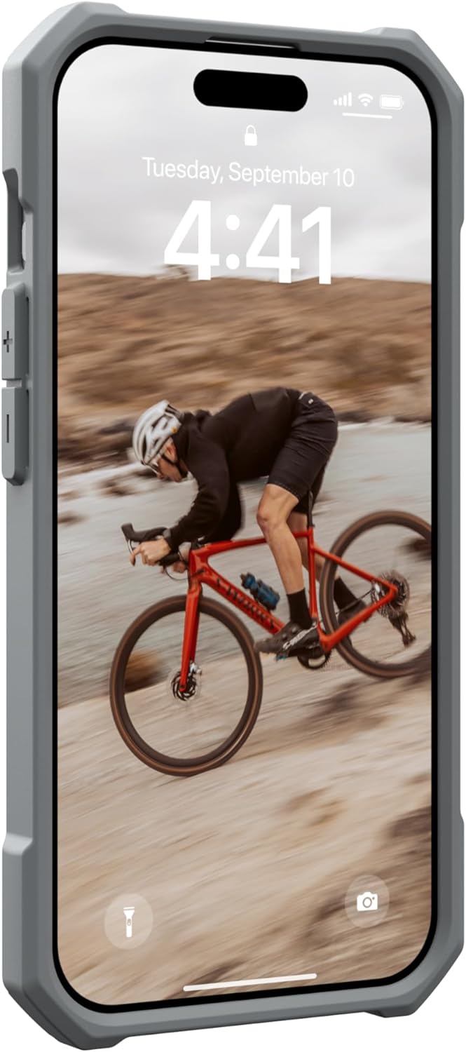URBAN ARMOR GEAR Essential MS Case kompatibel mit Apple iPhone 15 Pro Hülle [50% recyceltes Material