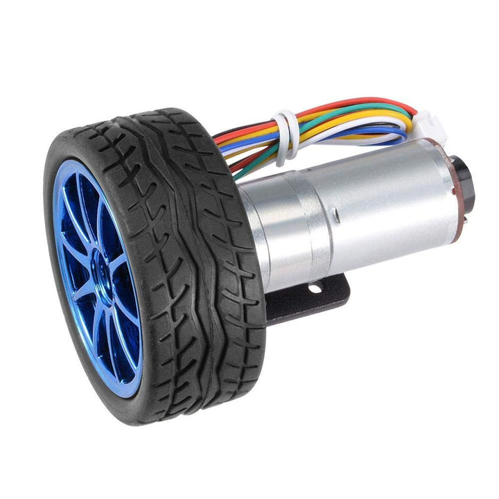 DC 12V Motor mit Encoder 65mm Magnetgetriebe Vollmetallgetriebe Micro Speed Reducer Kit Montagehalte
