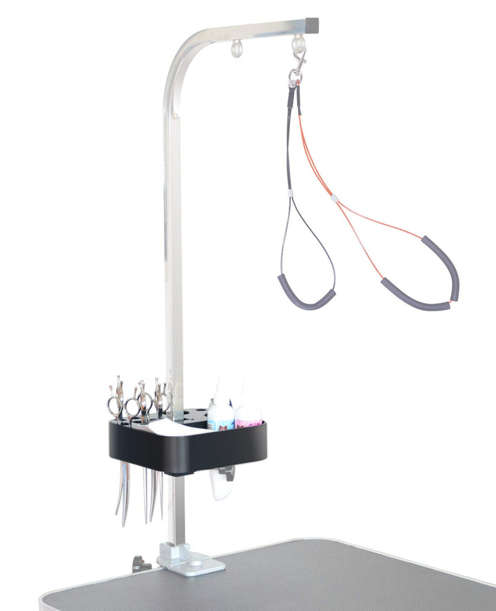 Gravitis tragbar Pet Grooming Tools Halterung für fellpflegetisch für Hunde und Arm Schwarz, Schwarz