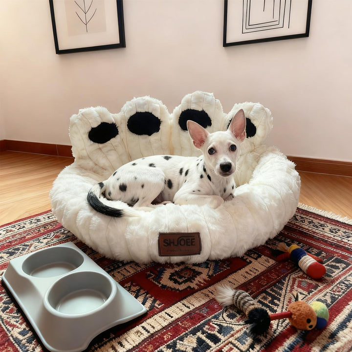 Flauschig Haustierbett Warm Hundebett Katzenbett Niedlich Bärentatzen-Form Hundekissen Katzenkissen