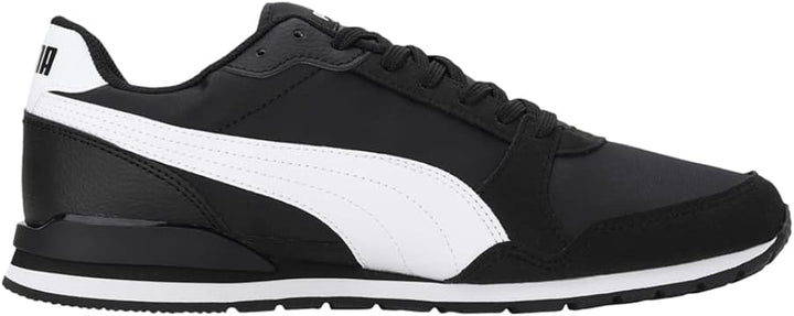 PUMA Men's St Runner Adult NlSneaker 37 EU V3 Black White, 37 EU V3 Black White