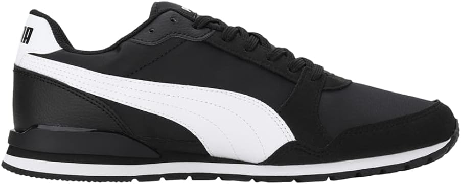 PUMA Unisex St Runner V3 L Sneaker, weiss, 42/47 EU 36 EU V3 Black White, 36 EU V3 Black White