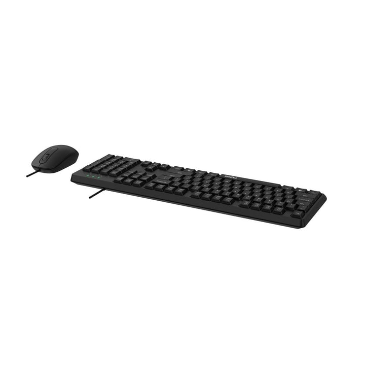 Rapoo NX1500 Tastatur Maus Set Kabelgebunden - Bequeme PC-Tastatur mit Kabel und 1000 DPI PC-Maus Be