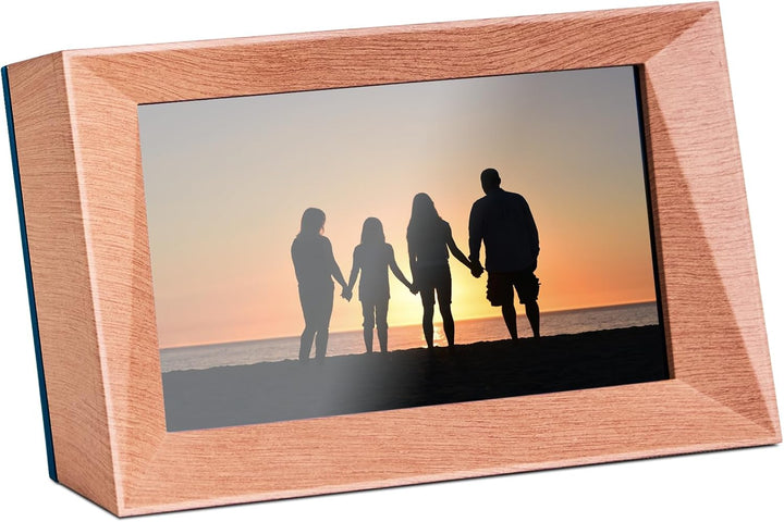 Familink digitaler Bilderrahmen zum Teilen von Fotos direkt vom Handy | ideal für Senioren, kein eig