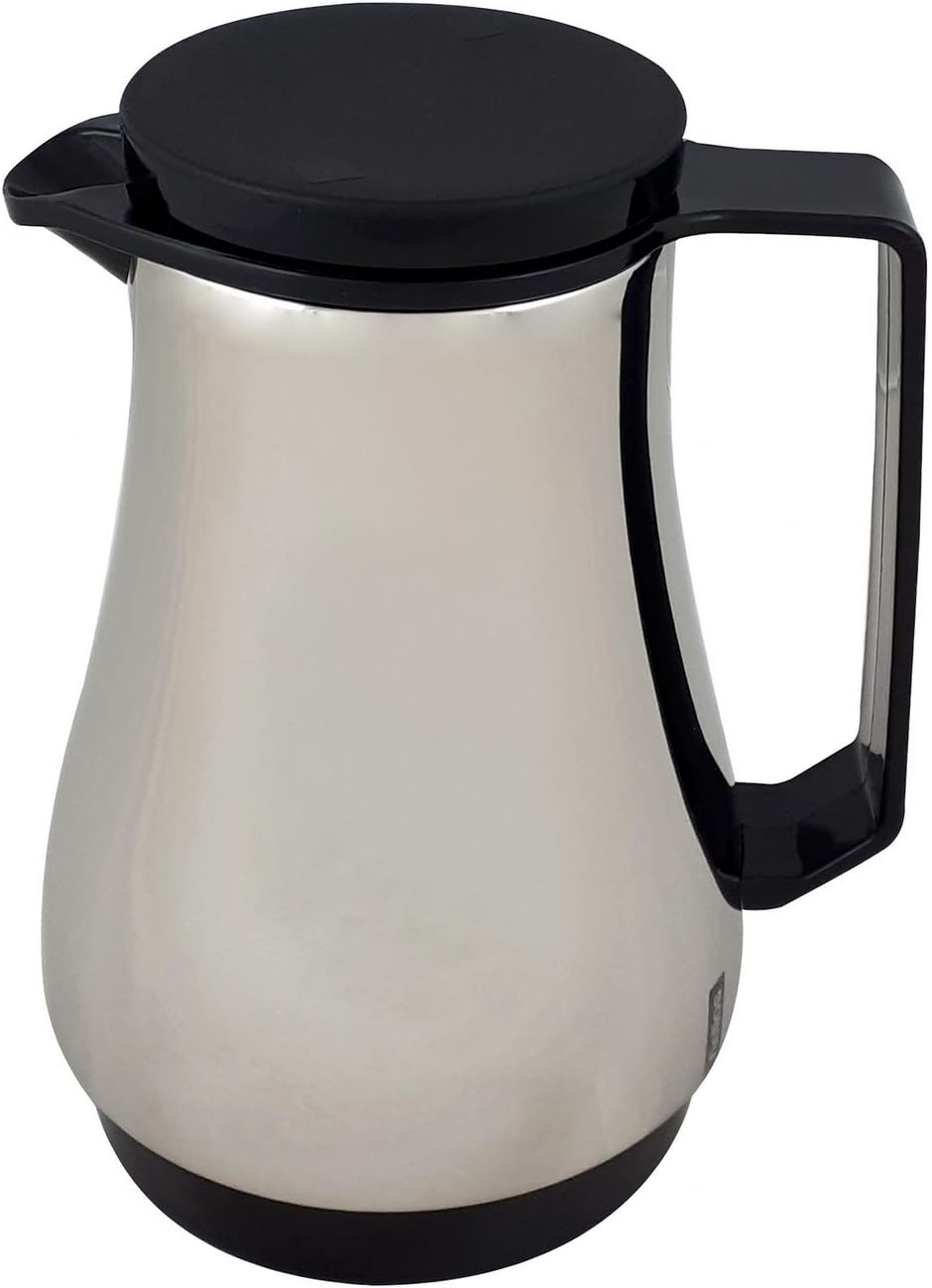 Helios Champion Isolierkanne, Kunststoff, schwarz, 0,6 Liter 0,6 Liter Schwarz, 0,6 Liter Schwarz