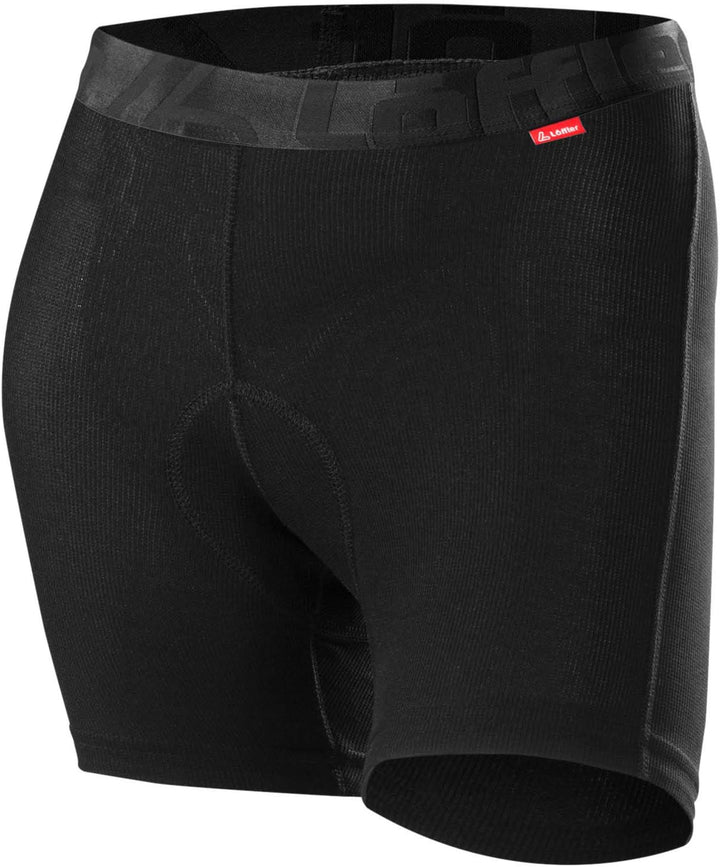Löffler Damen Unterhose Radunterhose Transtex Light, Schwarz