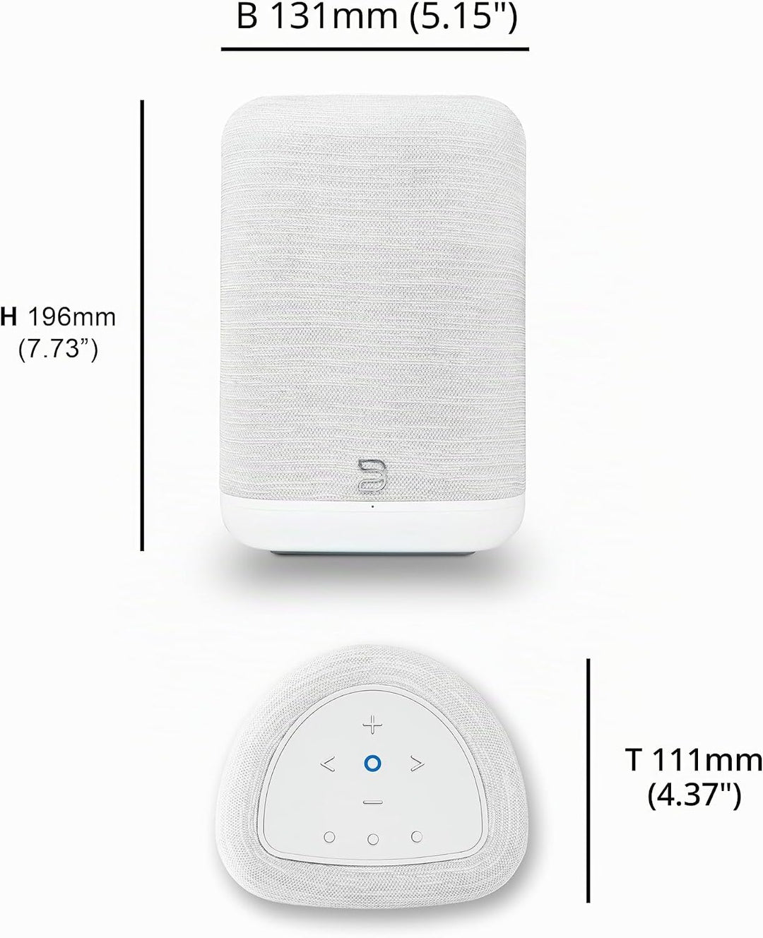 Bluesound Pulse Flex kabelloser Bluetooth Hi-Res All-in-One-Lautsprecher, AirPlay 2, Spotify Connect