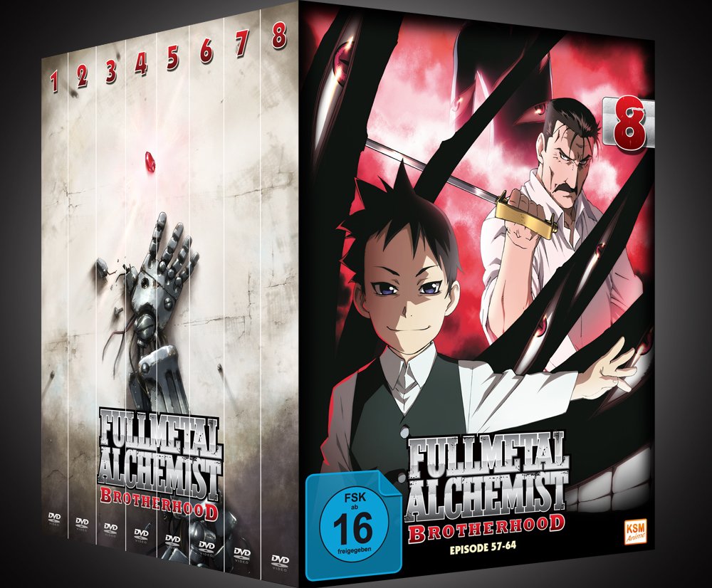 Fullmetal Alchemist: Brotherhood - Vol. 4 (Digipack im Schuber mit Hochprägung und Glanzfolie) [2 DV