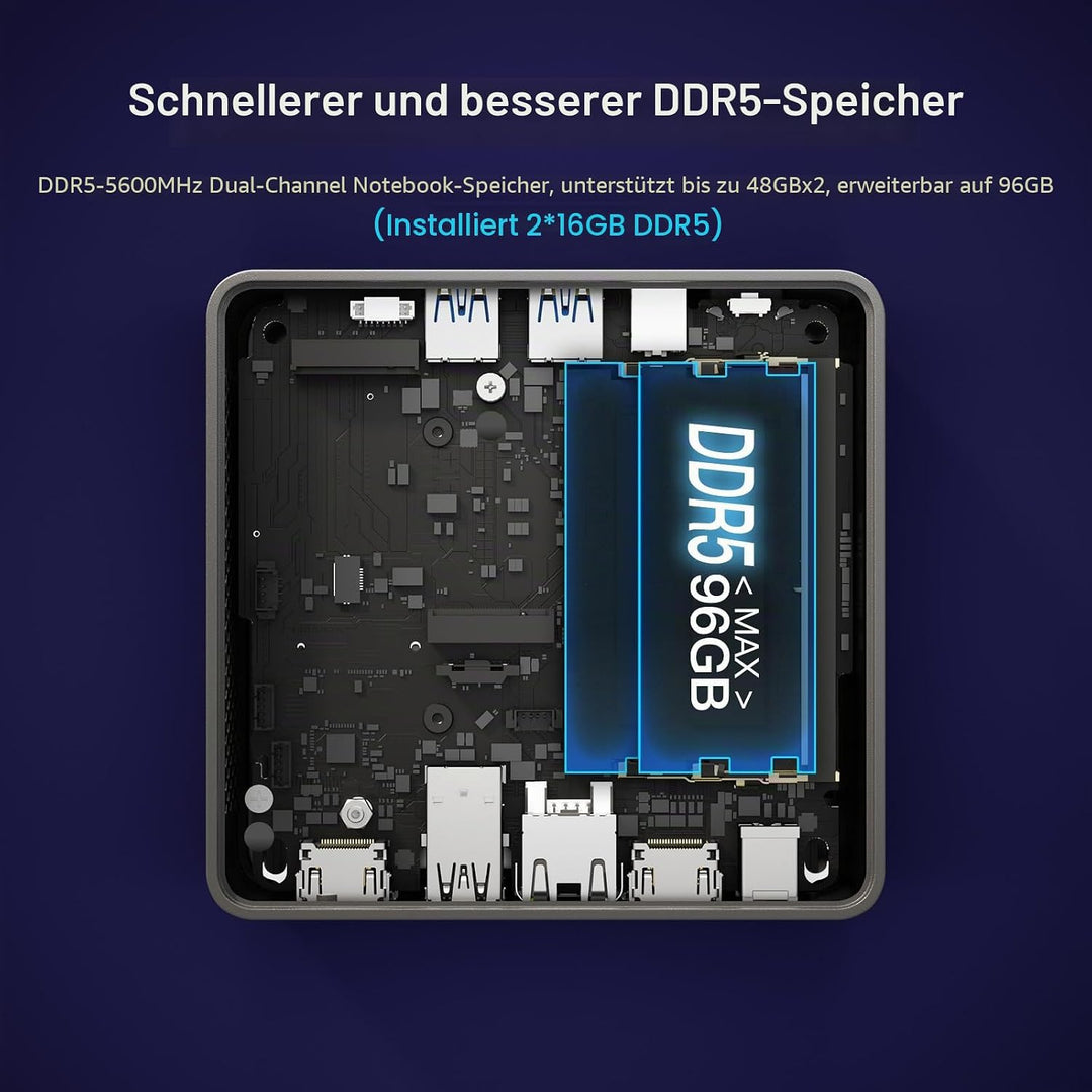 ASUS NUC 14 Pro, Intel NUC 14 Pro NUC14RVH Revel Canyon Mini-PC, Core Ultra 7 155H CPU, Intel Arc GP