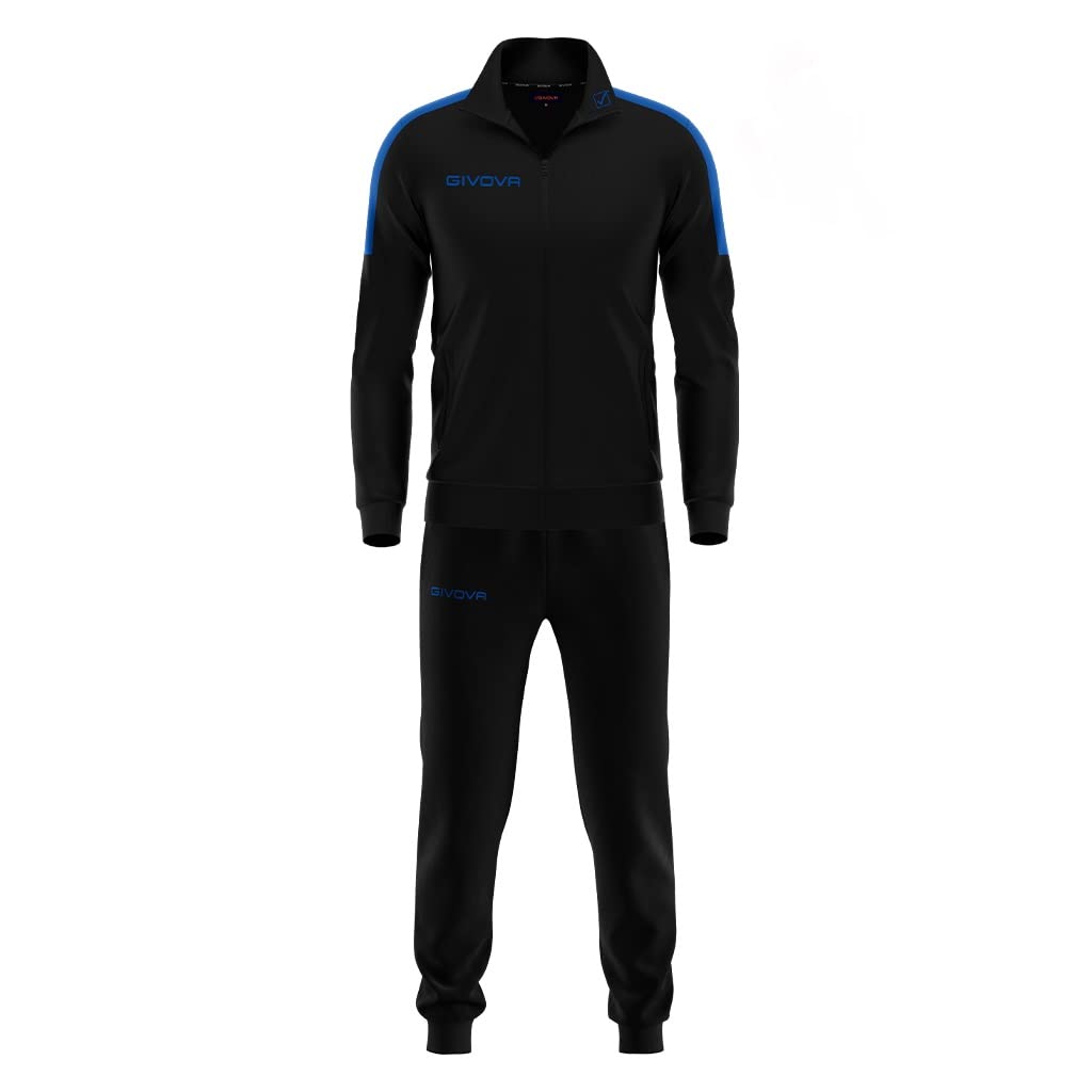 Givova Tr033 Jumpsuit 3XL Nero-azzurro, 3XL Nero-azzurro