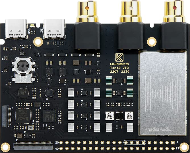 Digital bis analoger Audio-Wandler Tone2 Maker Kit Hi-Fi Mini Desktop DAC mit ausgewogenem RCA, ES90