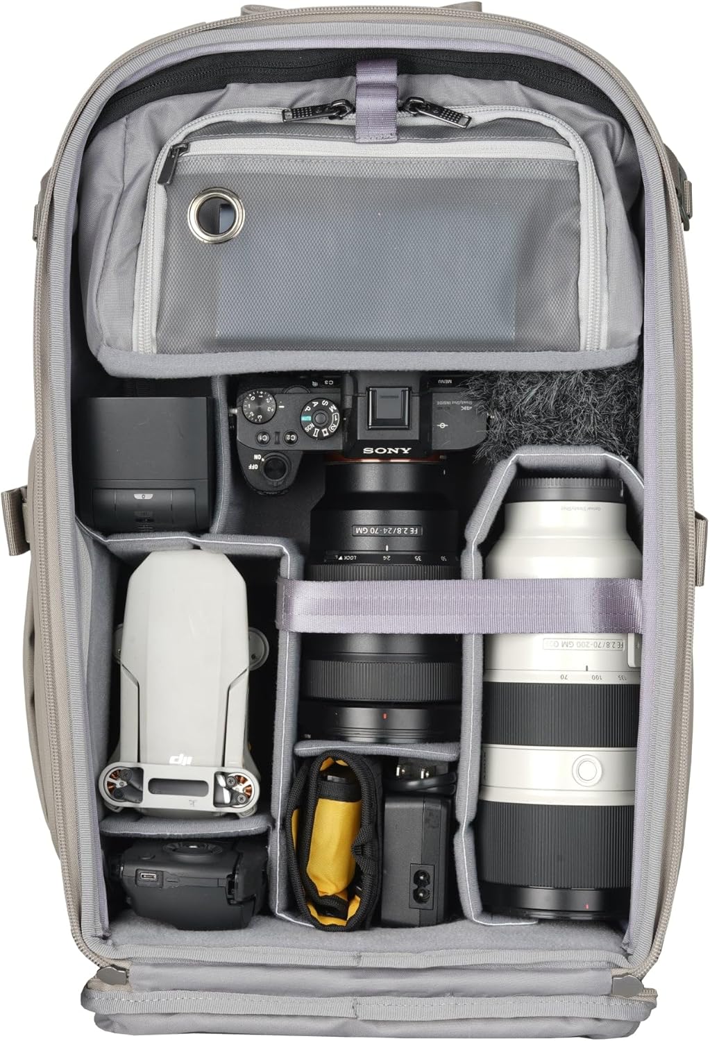 Vanguard Veo Metro B25L CM Fotorucksack für Kamera Objektive Laptop Tablet Creme