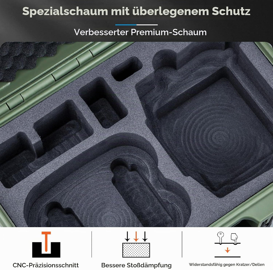 Lykus Titan N110 Wasserdicht Tasche/Koffer/Case für DJI Neo Combo, RC-N3/DJI RC 2, Unterstützung 7 A