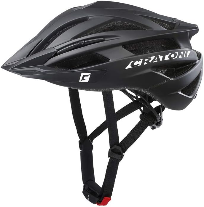 Cratoni Agravic Mountainbikehelm Fahrradhelm Inlinerhelm Allroundhelm mit Visier black matte S/M (54