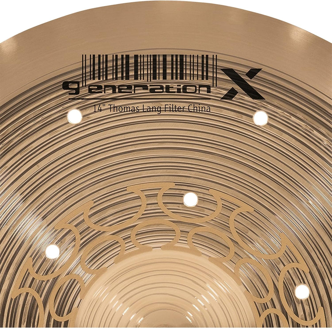 Meinl Cymbals GX-14FCH Generation X Thomas Lang Signature Filter Chinas 35,6 cm (14 Zoll) Regular Fi