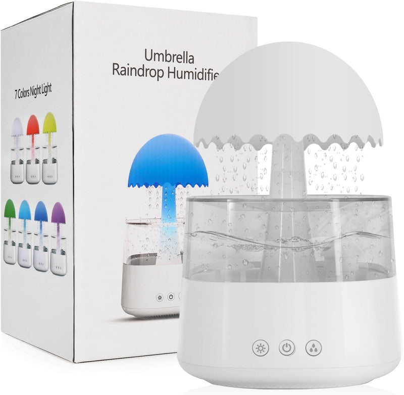 Luftbefeuchter, Raumbefeuchter, Humidifier 450 ml, Luftbefeuchter schlafzimmer, Wolkenluftbefeuchter