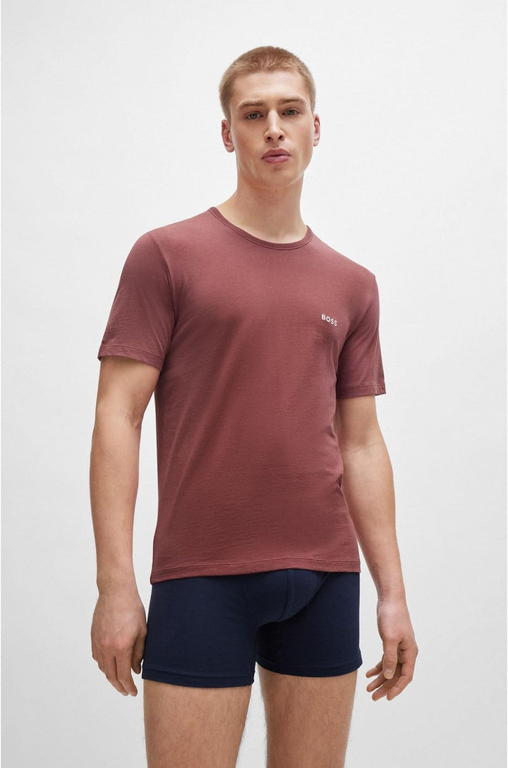 BOSS Herren TShirtRN 3P Classic Dreier-Pack T-Shirts aus Baumwolle mit Logo-Stickerei M Open Miscell