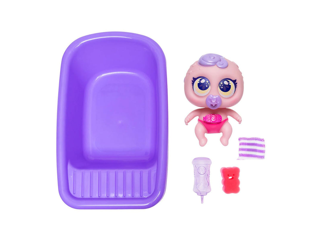 AMPARIN, S.A. DE C.V. BANDAI Babypuppe Neoflobbi Flobbeti Rosa Distroller, D992802, Bandai