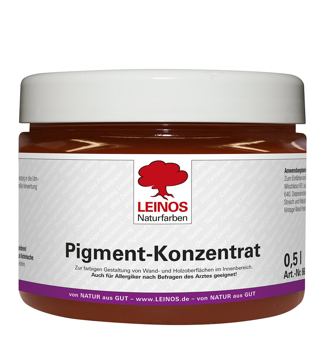 Leinos 668 Pigment-Konzentrat 303 Eisenoxid-Rot 500ml 500ml 303 Eisenoxid-Rot, 500ml 303 Eisenoxid-R