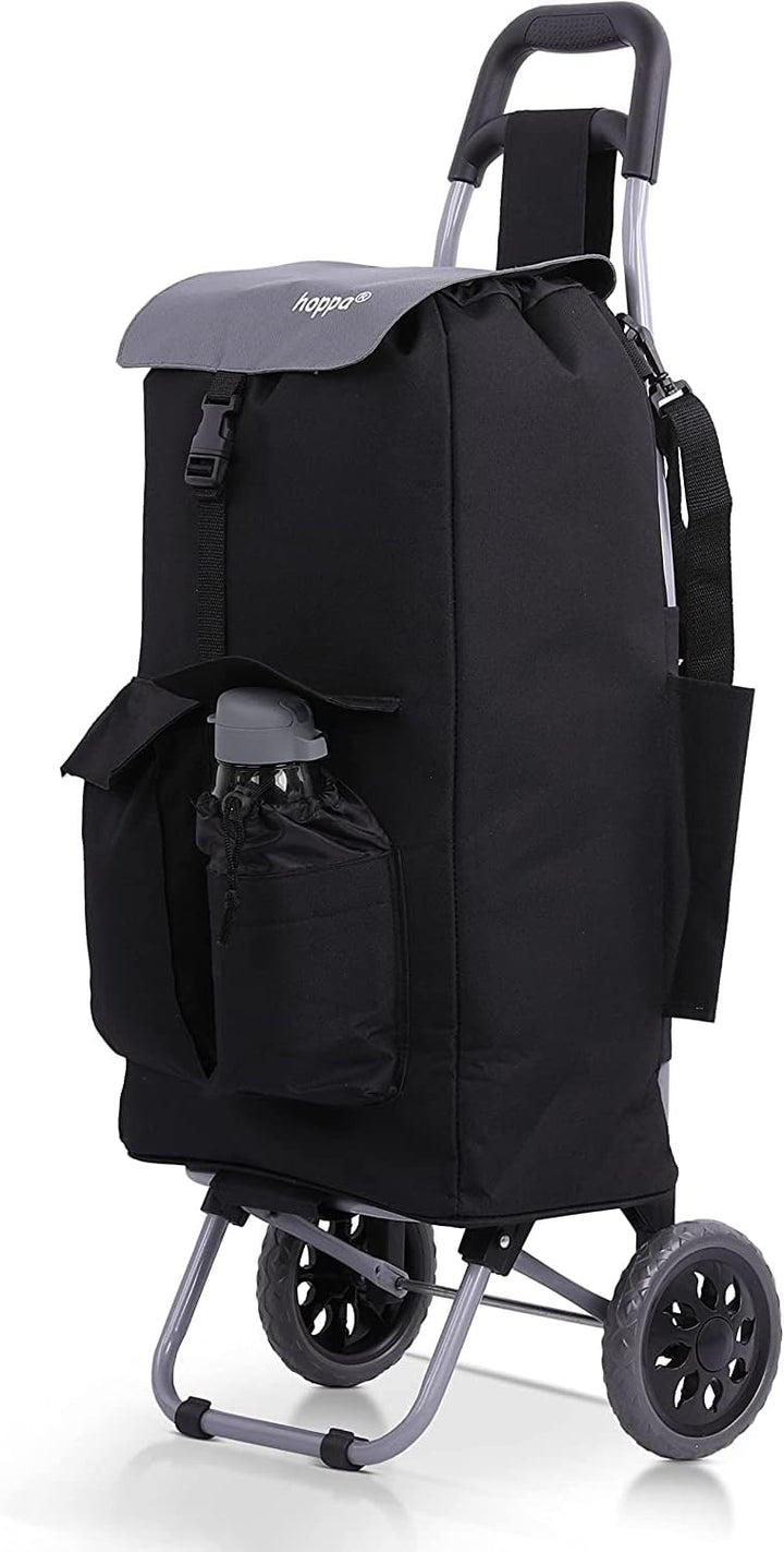 Hoppa Einkaufstrolley, vollständig isoliert, leicht, Modell 2022, mit 2 Rädern, 42 Liter Fassungsver