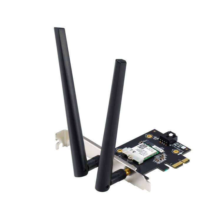 ASUS PCE-AX1800 PCI-E Wi-Fi 6 (802.11ax) AX1800 Dual Band mit Bluetooth 5.2, WPA3, OFDMA und MU-MIMO