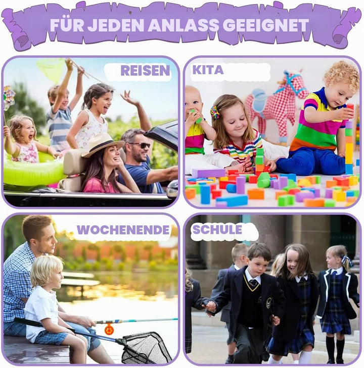 VASCHY Leichter Rucksack für Jungen und Mädchen, 11,5 l, wasserabweisend, mit reflektierendem Brustg